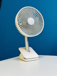 JISULIFE FA13R Rechargeable Clip Fan (8000mAh)- White Color_img_0