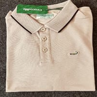 Crocodile Solid Brown Color Polo T-Shirt_img_0