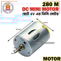 280 Small Micro Motor 280 DC 3V 6V For RC Toy Car Boat Electric Motor Bicycle Mini Drill Household Hair Dryer Electric Tools_img_1
