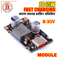 QC4.0 QC3.0 Type-C USB PD65W Fast Charging Adapter Module DC8-32V 3.25A 65W Step Down Module For Huawei SCP/FCP Apple PD_img_0
