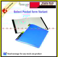 Good Luck Display Book 20/30/40/ 60 pocket Thick Plastic File Folder Display Presentation Book, A4 Size Random color 1pcs_img_0