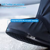 Shoe Rain Cover - Waterproof & Reusable Long Shoe Cover for Man & Women_img_2