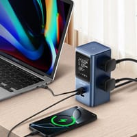 LDNIO SC2 45W PD charger, 2500W universal power strip with LED Display_img_1