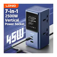 LDNIO SC2 45W PD charger, 2500W universal power strip with LED Display_img_0