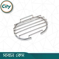 আধুনিক শপ কেস ডিম্বাকার আকৃতির ক্রোম ফিনিস করা ওয়াল মাউন্টেবল সাবান কেস_img_3