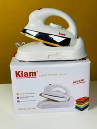 Kiam ES596 1000W Cordless Electric Dry Iron_img_0