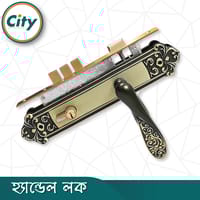 এবি ব্লাক রঙের ডোর লক উচ্চ সুরক্ষার স্ট্যান্ডার্ড সাইজের হ্যান্ডেল লক প্রধান দরজার লক Door Lock_img_2