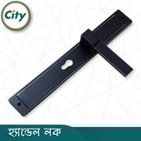 প্রিমিয়াম কুয়ালিটি ডোর লক বড় আকারের হ্যান্ডেল লক অতিরিক্ত নব সহ প্রধান দরজার জন্য কালো রঙের দরজার লক Door Lock_img_3