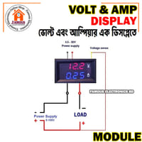 Dc 100V 10A Digital Voltmeter Ammeter 0.28 Blue Red Led Amp Dual Digital Volt Meter-1Pcs - Multimeter - Comprehensive Measurement Tool_img_5