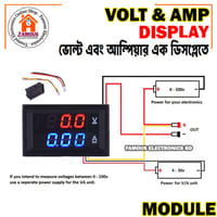 Dc 100V 10A Digital Voltmeter Ammeter 0.28 Blue Red Led Amp Dual Digital Volt Meter-1Pcs - Multimeter - Comprehensive Measurement Tool_img_3