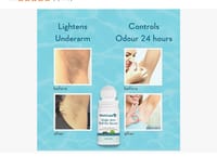 WishCare Underarm Roll On Serum 50ml | 5% AHA & 3% Kojic Acid for Brightening & Odour Control - Roll On Deo for Women & Men- Long Lasting Aqua Fragrance_img_0