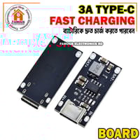 Lithium Battery 18650 Charging Module 3A Type C Fast Charging Board_img_5