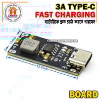 Lithium Battery 18650 Charging Module 3A Type C Fast Charging Board_img_0