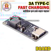 Lithium Battery 18650 Charging Module 3A Type C Fast Charging Board_img_4