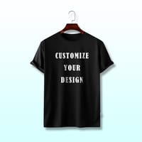 Customize (Cotton) T-shirt (you can add any text, pic, logo etc)_img_0