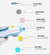 Electric Baby Nail Trimmer LED Light_img_2