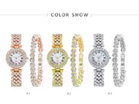 Watch and Bracelet for Women Decorative Gift Lady Quartz Wristwatch with box_img_4
