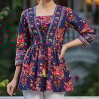 Myntra Tops Navy Blue_img_1