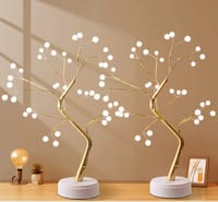 DIY Led Desk Tree Lamp, Desk Table Decor 36 Pearl LED Lights for Home, Bedroom_img_4
