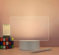 Note Board Creative Led Night Light USB Message Board Holiday Light With Pen Gift_img_1