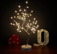 DIY Led Desk Tree Lamp, Desk Table Decor 36 Pearl LED Lights for Home, Bedroom_img_1