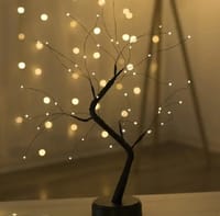 DIY Led Desk Tree Lamp, Desk Table Decor 36 Pearl LED Lights for Home, Bedroom_img_6