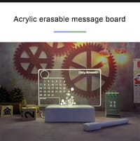 Note Board Creative Led Night Light USB Message Board Holiday Light With Pen Gift_img_4