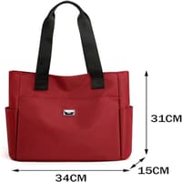 Fashion Shopping Bag ( maroon color )...........................................ঢাকা সিটিতে ৭০, বাইরে ১৩০ টাকা কুরিয়ার চার্জ প্রযোজ্য_img_2