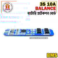 3S 10A 12V Lithium Battery Charger Protection Board BMS Module for 3 Piece 18650 Li-ion Battery Cell Charging 11.1V 12.6V Balance_img_6