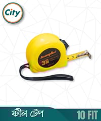 ১ পিস ৩ মিটার (১০ ফুট) স্টিল টেপ পরিমাপের টেপ বিভিন্ন কাজের জন্য পরিমাপক টেপ_img_0