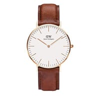 Understated -Craftsmanship and Trendy -White Dial/black dial Brown Leather Strap_img_1