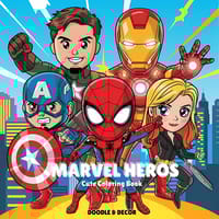 Marvel Heros - Cute Coloring Book_img_0