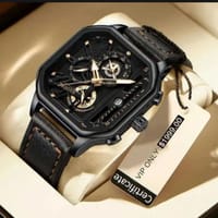 TRSOYE Luxury Fashion Leather Belt Wristwatch for Men - Elegant Timepiece_img_3