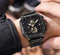 TRSOYE Luxury Fashion Leather Belt Wristwatch for Men - Elegant Timepiece_img_4