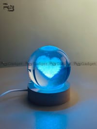 3D Crystal Ball – Cloud Love Shape (7 Color Base)_img_5