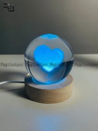 3D Crystal Ball – Cloud Love Shape (7 Color Base)_img_6
