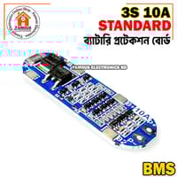 BMS 3S 10A 12.6V 3x18650 Lithium Battery Charger Protection Board Li-ion Charging Module for Wifi Router DIY Drill-1PCS - Battery Management System_img_7