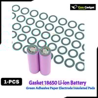 18650 Li-ion Battery Insulation Gasket Pack | Green Adhesive Paper Electrode Insulated Pads_img_0