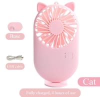 USB rechargeable Lithium battery portable handheld mini pocket Fan_img_3