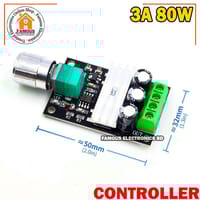 6V 12V 24V 28V 3A 80W DC Motor Speed Controller PWM Adjustable Variable Speed Switch-DC Motor Driver_img_7