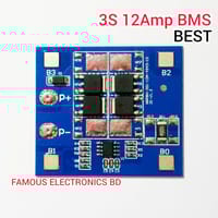 3S 12V 12A BMS | 18650 Lithium Battery Protection Board | 11.1V–12.6V | Balanced | Anti-Overcharge & Over-Discharge Protection_img_1
