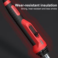 60 W Temperature Controlled Electric Soldering Iron – Red Handle, LED Indicator & Heat‑Resistant Grip_img_1
