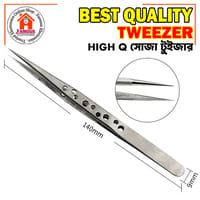 Tweezer SS-SA SR Anti Static TIP Precision Tweezers Straight Tweezers Tools Professional Tweezers SS-SA SR Stainless Steel Straight Tweezers Crowbar Tool_img_0