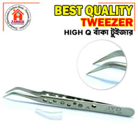Koocu ST-25 Professional Curved Stainless Steel Tweezer_img_4