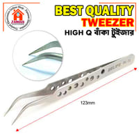 Koocu ST-25 Professional Curved Stainless Steel Tweezer_img_2