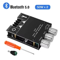 ZK‑502MT Bluetooth 5.0 High‑Power Stereo Amplifier Board – 2 × 50 W (2.0 Channel) with Dedicated Subwoofer/Bass Boost S0204_img_0