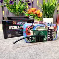 12V 12Ah LiFePO4 Bike Self-Start Battery Pack with Active Balancer, 7L Size, High Peak Current Support_img_2