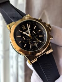 MK Chronograph Watch Golden_img_1