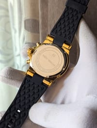 MK Chronograph Watch Golden_img_4