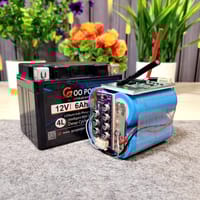 12V 6Ah LiFePO4 Bike Self-Start Battery with Active Balance 4L Size_img_8